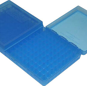 Mtm Ammo Box 9mm Luger-380acp - -9x18 200-rounds Clear Blue