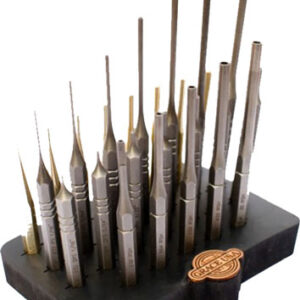 Grace Usa Steel-brass Roll Pin - Punch Set W-bench Block 27pc
