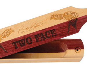 Pittman Game Calls Two Face - Box Turkey Call Prpl Hrt-maple