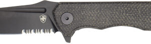 Templar Knife Paladin Folder - 3.27" Black Micarta Tanto D2!