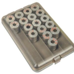Mtm Powder & Shot Bushing Box - Clear Clean Id Snap Lid