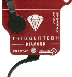 Triggertech Rem 700 Sngle Stg - Black Diamond Curved Clean