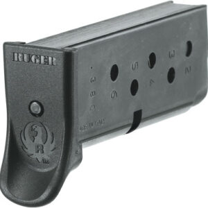 Ruger Magazine Lcp 380acp - 6rd W-finger Ext. Steel