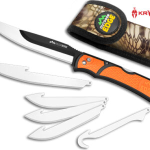 Outdoor Edge Razor Bone 6-bld - Combo Set Orange Blister Pack