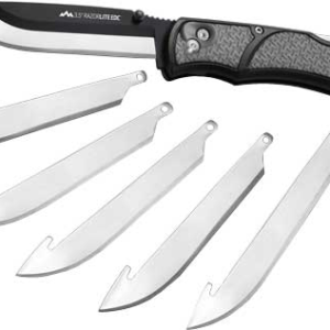 Outdoor Edge 3.5" Razor Lite - Edc Folder Gray W-6 Blades