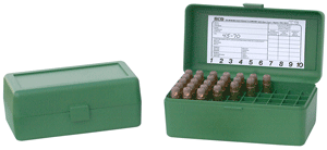 Mtm Ammo Box Wsm & 45-70 - 50-rounds Flip Top Style Green
