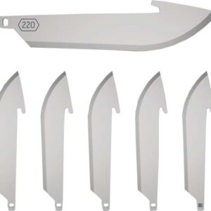 Outdoor Edge 2.2" Drop Point - Blade Pack 6 Ss Blades