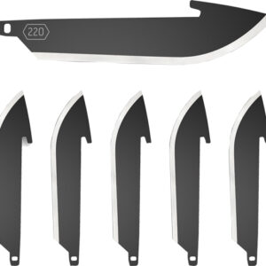 Outdoor Edge 2.2" Drop Point - Blade Pack Black Blades 6-pack