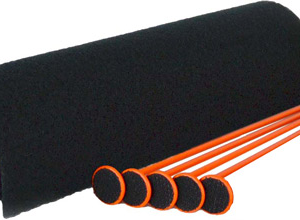 Gss Small Rifle Rod Kit 5 Orng - Rifle Rods .22 Cal 19"x15"