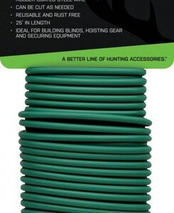 Hme Rubber Wire 25' Green -