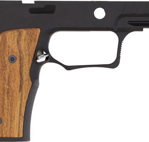 Sharps Bros. P320 Grip Module - No Safety Black W- Cherry Wood