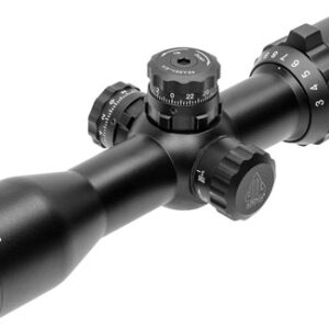 Utg Bugbuster 3-12x32 1" Mil- - Dot Side Ao W-qd Rings Black