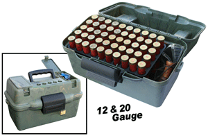 Mtm Deluxe Shotshell Case- - Field Box 12-20ga 100-rounds