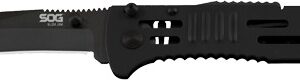Sog Knife Slim Jim Black Tini - Black Clip Point 3.18" Blade
