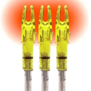 Lumenok Lighted Nock - Signature Series Hd Orange 3pk