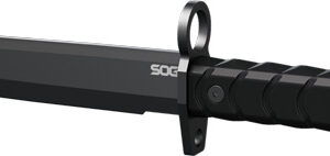 Sog Knife Boyonet 7" Tanto - Blade Black-black W-sheath