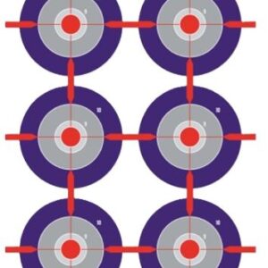 Splatter Shot Target 12"x18" - Multi-bullseye 8pk