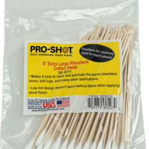 Pro Shot Cotton Tip Swabs Xl - 6" 50ct