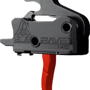 Rise Trigger Rave 140 Sst Red - 3.5lb Ar-15 W-anti Walk Pins