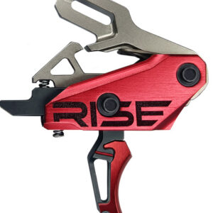 Rise Trigger Rev 535 Slide And - Snap Built In Pins Black Red
