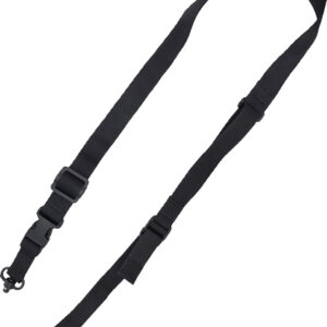 Tac Shield Sling 2n1 Warrior - Qd Push Button Swivel Black