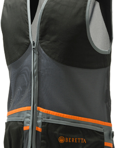 Beretta Full Mesh Vest Medium - Black-grey