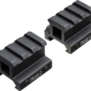 Truglo 2-piece Picatinny Riser - Mount 3-4" Rise 1.36" Length