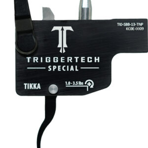Triggertech Tikka Single Stage - Black Special Curved