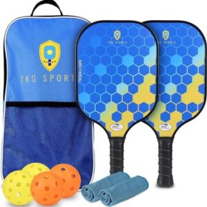 Tkg Sports Carbon Fiber - Pickleball Set W-carry Bag