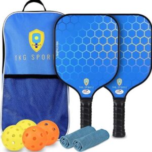 Tkg Sports Fiberglass - Pickleball Set W-carry Bag