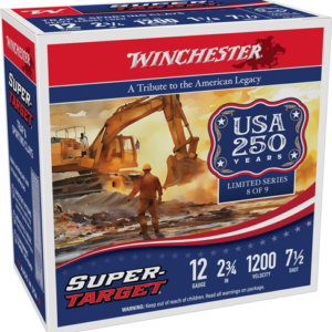 Winchester Target 12ga 2.75" - 1-1-8oz #7.5 1200fps 250r Case