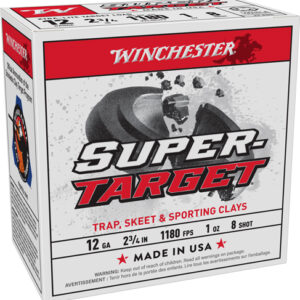 Winchester Target 12ga 2.75" - 1oz #8 1180fps 250rd Case Lot