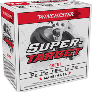 Winchester Target 12ga 2.75" - 1oz #9 1180fps 250rd Case Lot