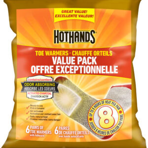 Hothands Toe Warmer Value Pack - 6 Pairs Per Pack 8 Hour W-adhs