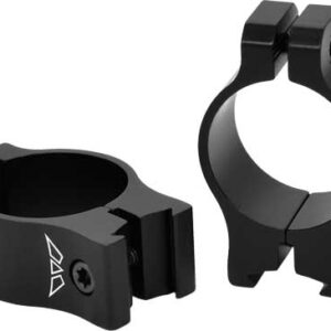 Warne Vapor 1" Low Matte Rings - Aluminum Fits 3-8-11mm Dvetail