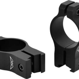 Warne Vapor 1" Hgh Matte Rings - Aluminum Fits 3-8-11mm Dvetail