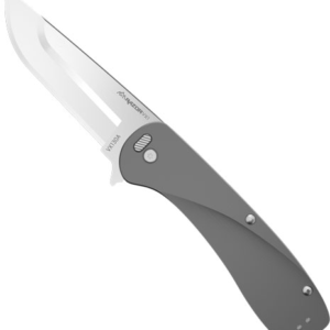 Outdoor Edge Razor Vx1 3" Fldr - Cool Gray Alum Spring Assist