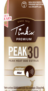Tinks Peak30 Premium Deer Lure - Estrus Hot Shot Mist 3oz. Aero