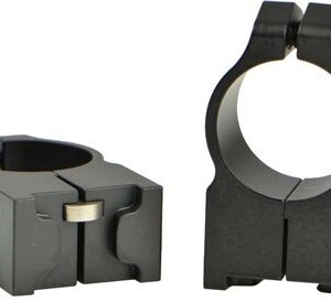 Warne Rings 1" Ruger High - No.1-mini14-blackhawk Matte