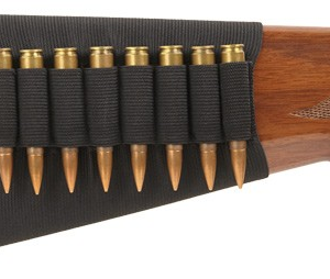 Bulldog Rifle Stock Sleeve - Cartridge Carrier Black Nylon