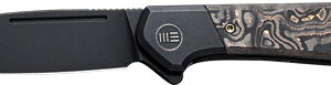 We Knife Soothsayer 3.48" - Black Titanium-black Stonewas!