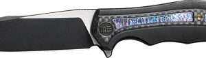We Knife Zonda 4.05" Black - Titanium-black Stonewash!