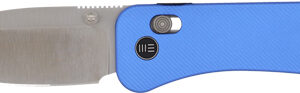 We Knife Banter 2 2.87" Blue - Aluminum-satin Crossbar Lock!