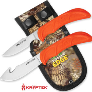 Outdoor Edge Wild Pair Skinner - -caper With Mossy Oak Sheath