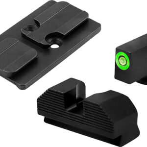 Xs Minimalist Tritium Sight & - Optic Plate Acro For Walther