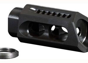 Yhm Slant Muzzle Brake-comp - 6.8-7.62-9mm 1-2x36 Threads